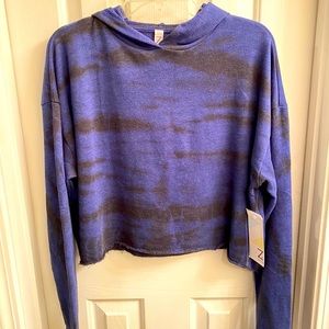 Z by Zella Tie dye Cropped Hoodie